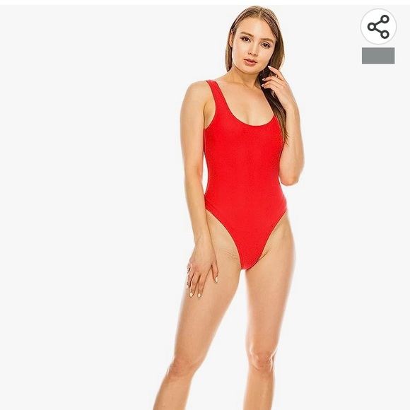 Kendall + Kylie navy blue one piece bathing suit low scoop back. Size Small - Picture 1 of 5